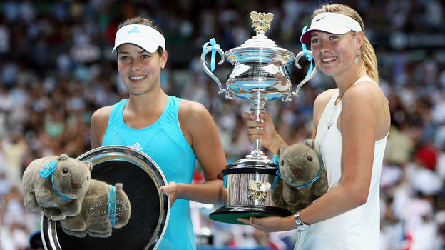 Ана Иванович и Мария Шарапова. Фото Getty Images Ана Иванович и Мария Шарапова. Фото Getty Images