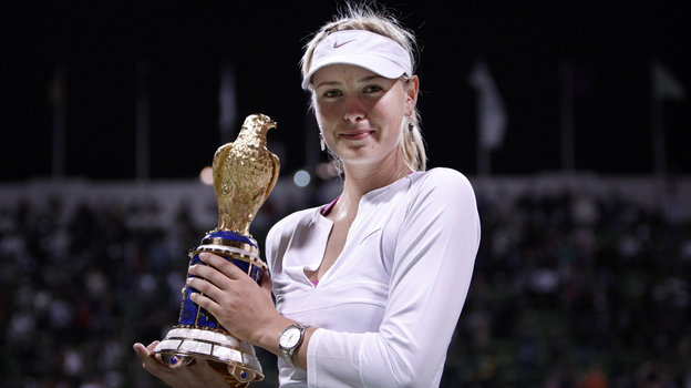 Мария Шарапова - победительница турнира в Дохе. Фото Getty Images Мария Шарапова - победительница турнира в Дохе. Фото Getty Images