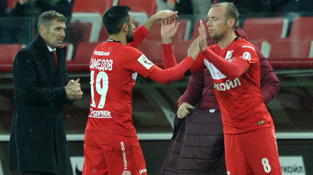 Массимо Каррера, Александр Самедов, Денис Глушаков. Фото Алексей Иванов, архив «СЭ» Массимо Каррера, Александр Самедов, Денис Глушаков. Фото Алексей Иванов, архив «СЭ»