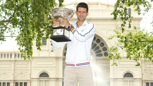 Новак Джокович в Карлтонских садах. Фото Getty Images Новак Джокович в Карлтонских садах. Фото Getty Images