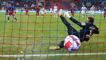 Пенальти с исполнении ЦСКА.