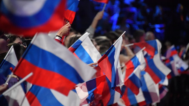 Российские флаги. Фото Global Look Press Российские флаги. Фото Global Look Press