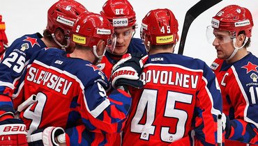 Хоккеисты ЦСКА.