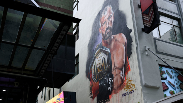 Граффити Алекса Волкановски. Фото Getty Images Граффити Алекса Волкановски. Фото Getty Images