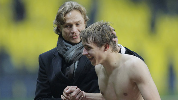 Валерий Карпин и Сергей Паршивлюк. Фото Александр Вильф, архив «СЭ» Валерий Карпин и Сергей Паршивлюк. Фото Александр Вильф, архив «СЭ»