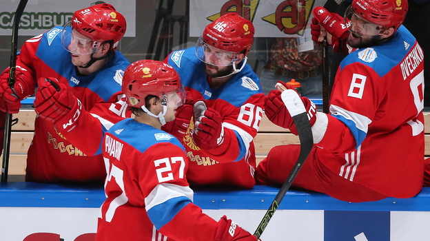 Владимир Тарасенко, Артемий Панарин, Никита Кучеров и Александр Овечкин. Фото Александр Демьянчук, ТАСС Владимир Тарасенко, Артемий Панарин, Никита Кучеров и Александр Овечкин. Фото Александр Демьянчук, ТАСС