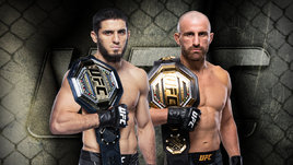 Махачев победил Волкановски решением судей! Ислам защитил титул в легком весе. Онлайн-трансляция боя UFC 284