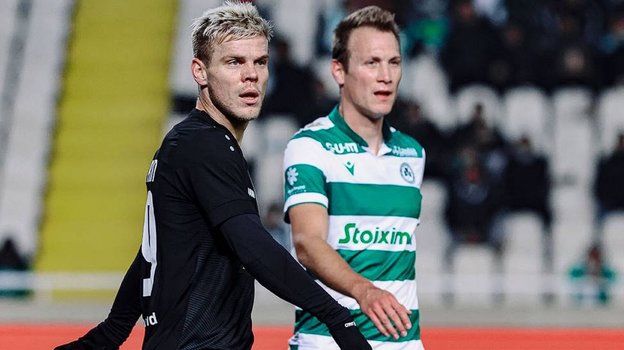 Александр Кокорин (слева). Фото ФК «Арис» Александр Кокорин (слева). Фото ФК «Арис»