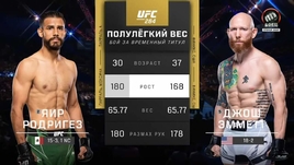 Яир Родригез — Джош Эмметт: видеообзор боя UFC 284