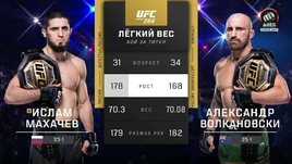 Махачев — Волкановски: видеообзор боя UFC 284