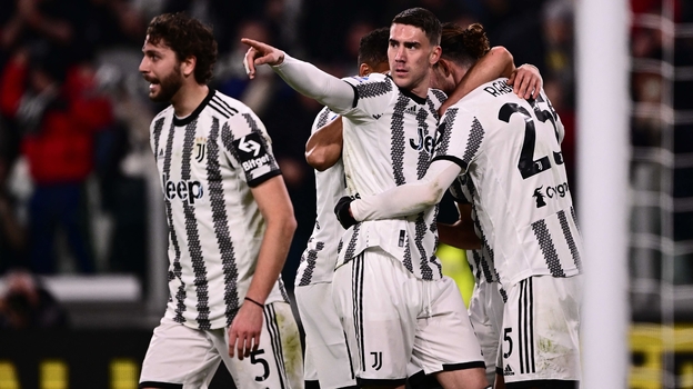 Футболисты «Ювентуса». Фото AFP Футболисты «Ювентуса». Фото AFP