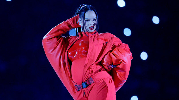 Рианна на Супербоуле 2023. Фото Reuters Рианна на Супербоуле 2023. Фото Reuters