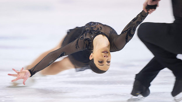Деанна Стеллато-Дудек и Макс Дешам. Фото AFP Деанна Стеллато-Дудек и Макс Дешам. Фото AFP