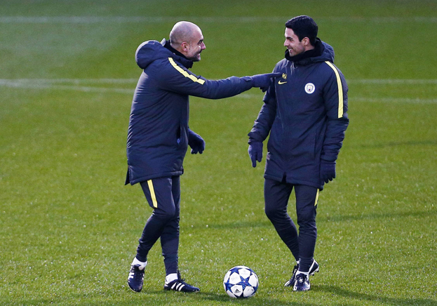 Хосеп Гвардиола и Микель Артета. Фото Global Look Press Хосеп Гвардиола и Микель Артета. Фото Global Look Press