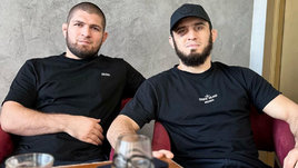 «Увиделись с Хабибом в Дубае. Был небольшой анализ боя». Махачев вернулся в Дагестан после победы над Волкановски