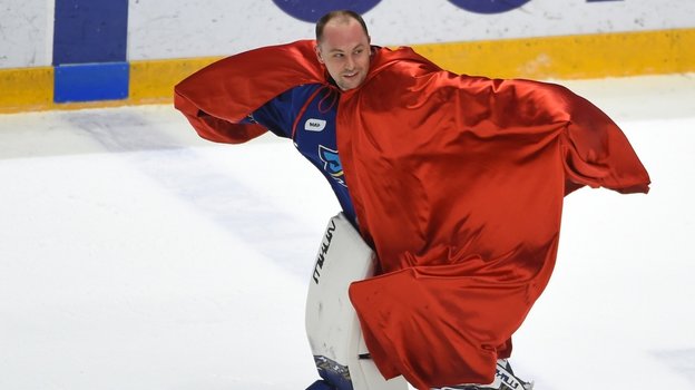 Вратарь «Барыса» Юлиус Гудачек. Фото ХК «Барыс» Вратарь «Барыса» Юлиус Гудачек. Фото ХК «Барыс»