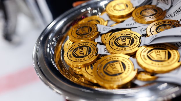 Медали чемпионата ВХЛ. Фото vk.com/vhl_src Медали чемпионата ВХЛ. Фото vk.com/vhl_src