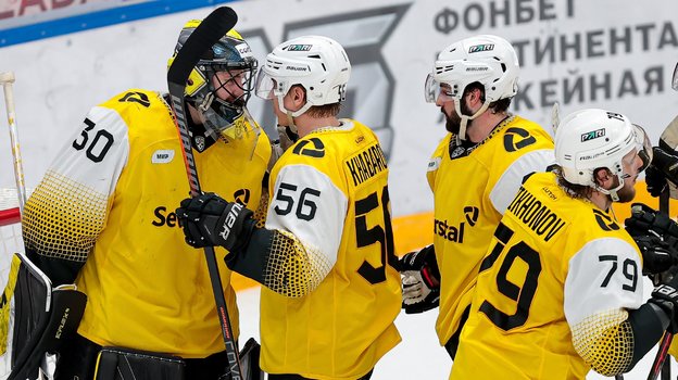 Хоккеисты «Северстали». Фото ХК «Северсталь» Хоккеисты «Северстали». Фото ХК «Северсталь»