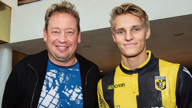 Леонид Слуцкий и Мартин Эдегор. Фото ФК «Витесс» Леонид Слуцкий и Мартин Эдегор. Фото ФК «Витесс»