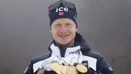 Йоханнес Бе взял медали во всех гонках, но вечный рекорд установить не смог