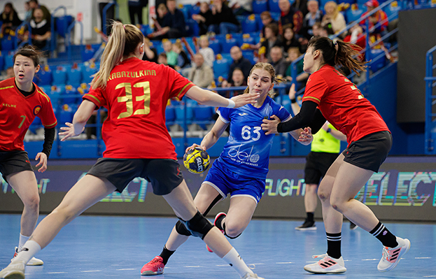 Матч между сборными России и Китая. Фото rushandball.ru Матч между сборными России и Китая. Фото rushandball.ru