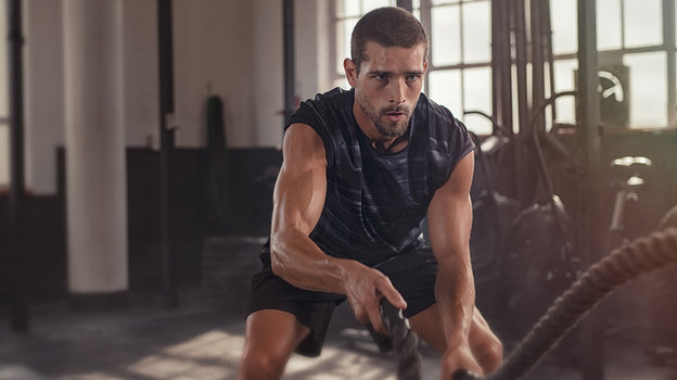 Мужчина во время тренировки. Фото istockphoto.com Мужчина во время тренировки. Фото istockphoto.com