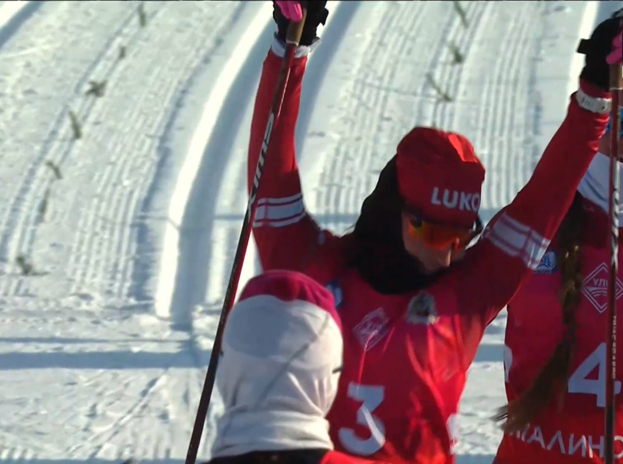 Юлия Ступак отмечает серебро. Фото Скриншот трансляции matchtv.ru Юлия Ступак отмечает серебро. Фото Скриншот трансляции matchtv.ru