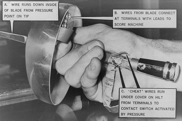 Шпага Бориса Онищенко на Олимпиаде-1976. Фото Getty Images Шпага Бориса Онищенко на Олимпиаде-1976. Фото Getty Images