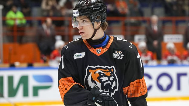 Нападающий «Амура» Никита Гребенкин. Фото ХК «Амур» Нападающий «Амура» Никита Гребенкин. Фото ХК «Амур»