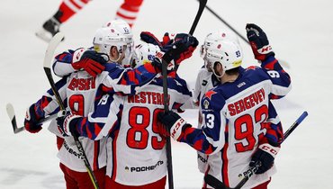 Хоккеисты ЦСКА.