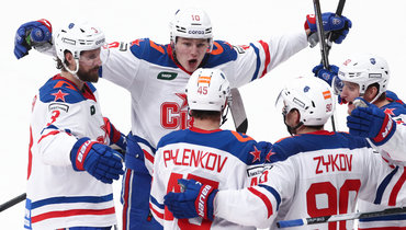 Хоккеисты СКА.