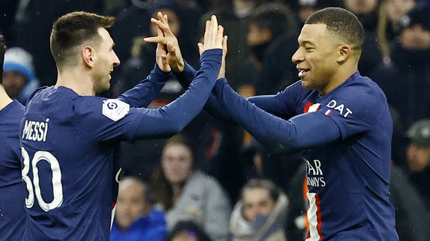 Лионель Месси и Килиан Мбаппе. Фото Reuters Лионель Месси и Килиан Мбаппе. Фото Reuters
