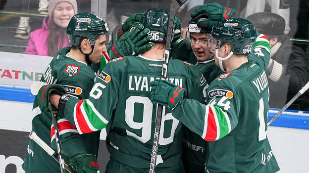 Хоккеисты «Ак Барса». Фото ХК «Ак Барс» Хоккеисты «Ак Барса». Фото ХК «Ак Барс»