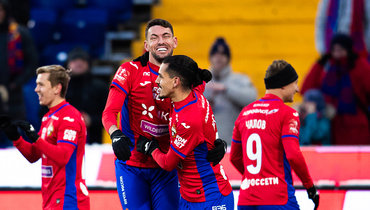 ЦСКА в матче с «Краснодар».