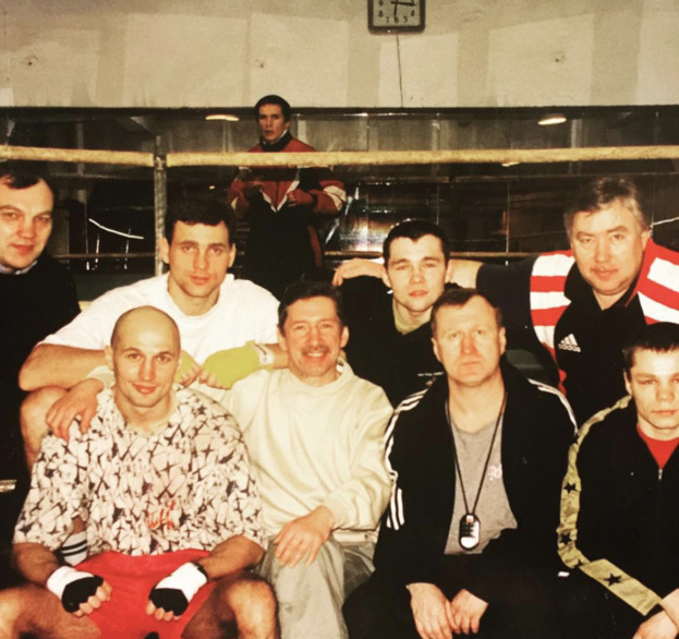 Игорь Лебедев (в центре) в окружении коллег и учеников — Романа Кармазина, Дмитрия Кириллова, Иваны Кирпы. Игорь Лебедев (в центре) в окружении коллег и учеников