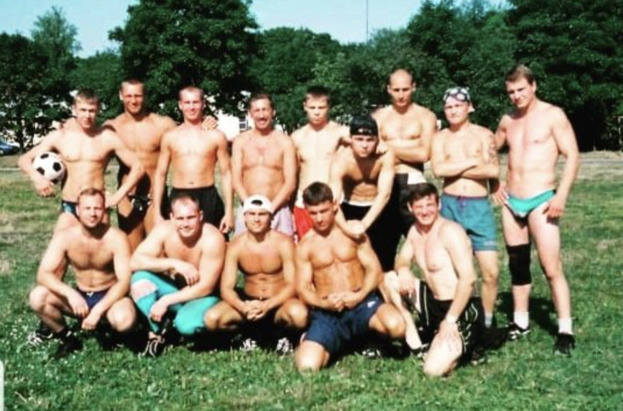 Игорь Лебедев с петербургскими боксерами. Игорь Лебедев и петербургские боксеры