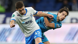 Арсен Захарян и Далер Кузяев в матче «Динамо» — «Зенит»