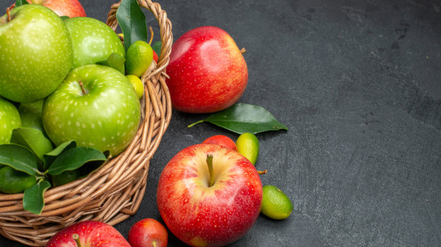 Яблоки. Сочные яблоки