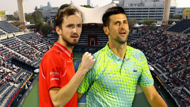 Медведев победил Джоковича и сыграет с Рублевым. Онлайн-трансляция полуфинала в Дубае