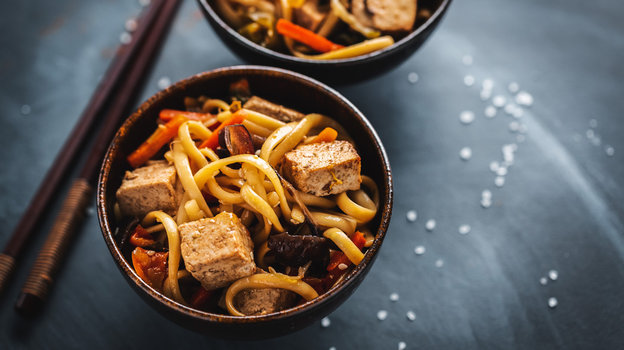 Правильное питание улучшает самочувствие. Китайская лапша