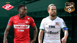 «Спартак» и «Урал» сыграли вничью 2:2. Гол Соболева не засчитали. Онлайн-трансляция матча РПЛ