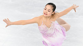 Новая звезда из Японии Шимада стала чемпионкой мира среди юниоров. Она обошла соперниц более чем на 20 баллов