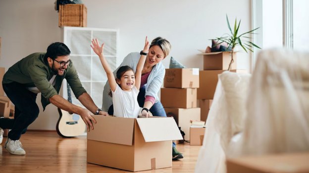 Счастливая семья.