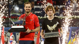 «Думаю, у нас еще будет много финалов»: Медведев и Рублев обменялись признаниями