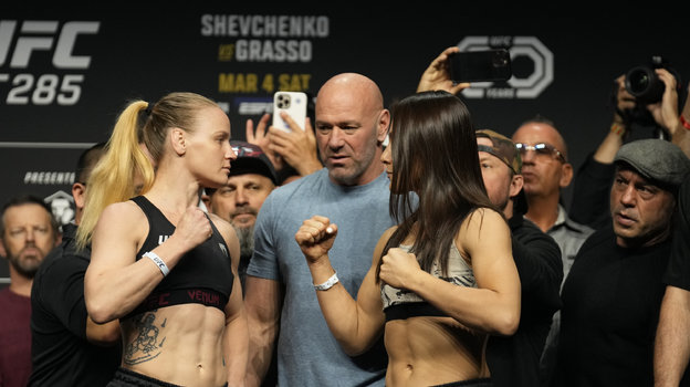 Валентина Шевченко и Алекса Грассо.