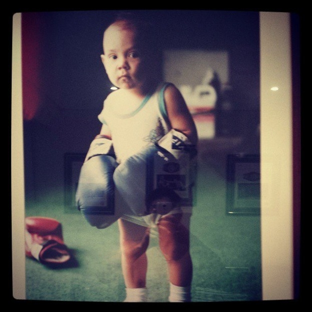 Тим Цзю в детстве.