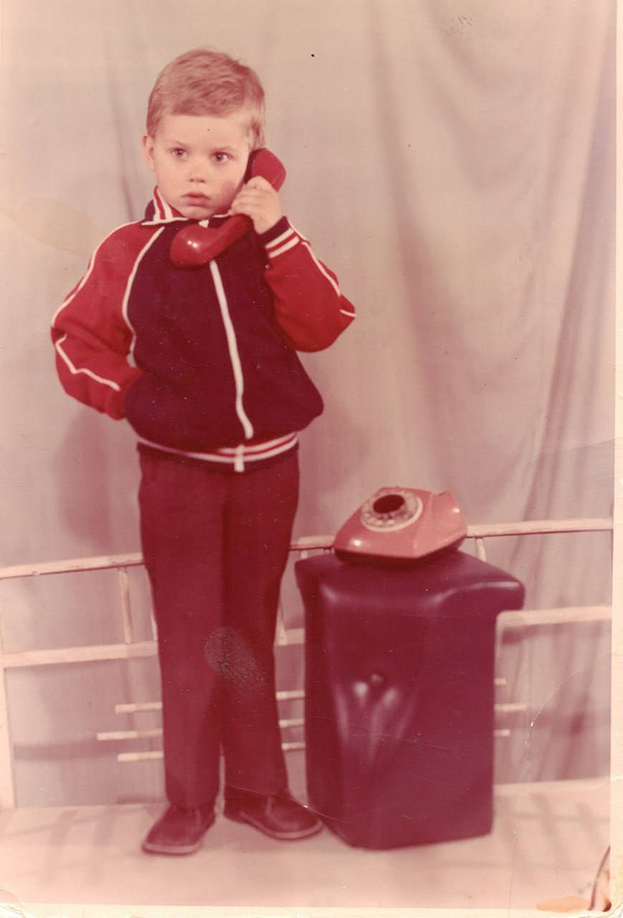 Антон Иванов в детстве.