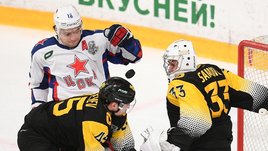 Уникальный матч плей-офф КХЛ. «Северсталь» использовала трех вратарей, но ЦСКА все равно набросал кучу шайб