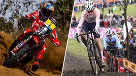 Мотоциклисты и велосипедисты