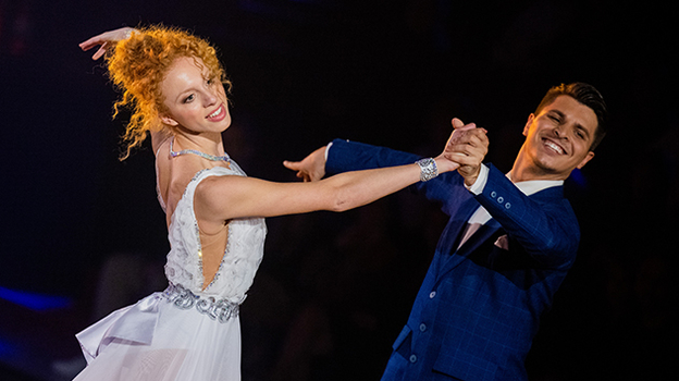 Анна Ермакова и ее партнер Александр Ионел.